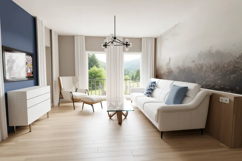 After - AI enhanced interior